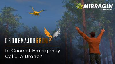landscape photo of drone use in emergency services sectors