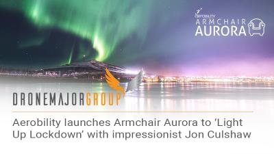 Aerobility launches Armchair Aurora to ‘Light Up Lockdown’ with impressionist Jon Culshaw