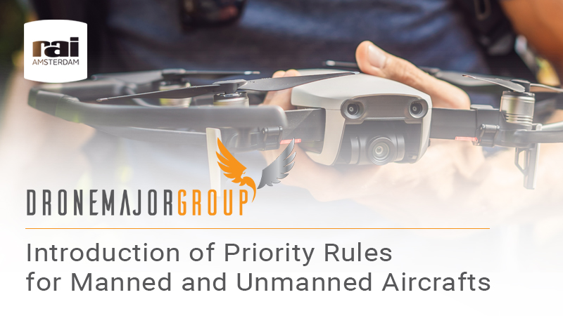 Introduction of priority rules for manned and unmanned aircrafts