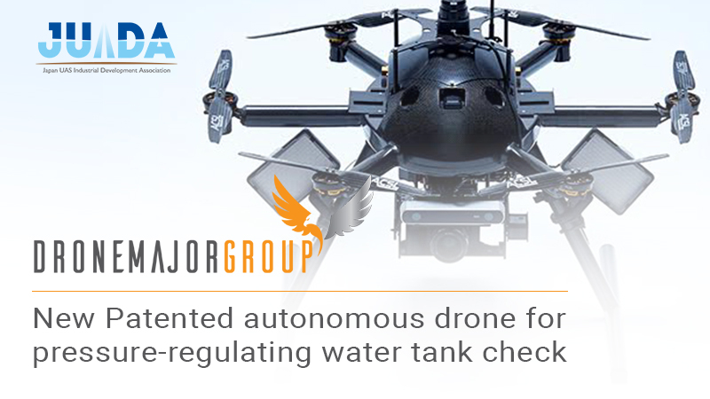 New patented autonomous drone for pressure-regulating water tank inspection