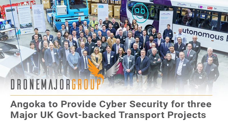 ANGOKA TO PROVIDE CYBER SECURITY FOR THREE MAJOR UK GOVT-BACKED FUTURE OF TRANSPORT PROJECTS